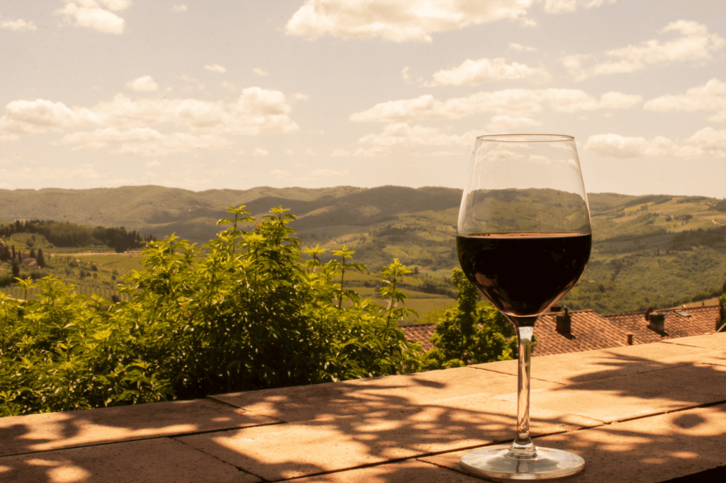 Verre vignes